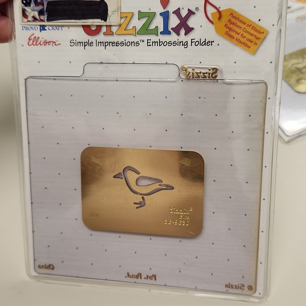 Sizzix Embossing Folder Bird 38-9630